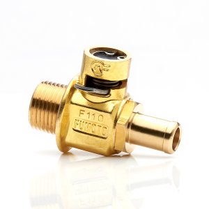 F110N: Long Nipple Oil Drain Valve with 3/8-18 NPT